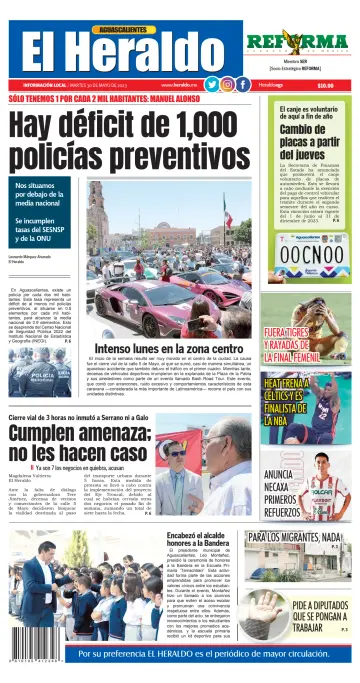 El Heraldo de Aguascalientes - 30 May 2023