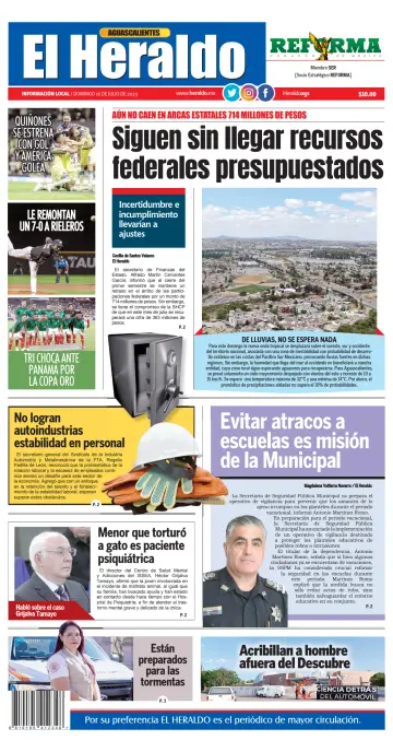 El Heraldo de Aguascalientes - 16 Jul 2023