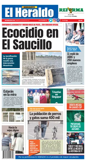 El Heraldo de Aguascalientes - 25 Jul 2023