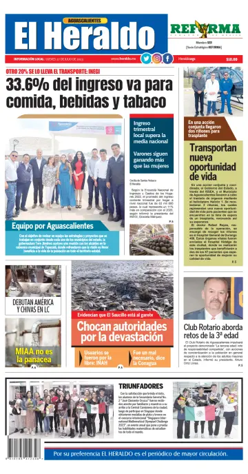 El Heraldo de Aguascalientes - 27 Jul 2023