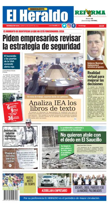 El Heraldo de Aguascalientes - 10 Aug 2023