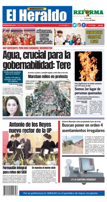 El Heraldo de Aguascalientes - 21 Aug 2023