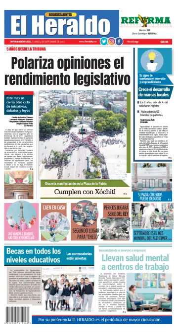 El Heraldo de Aguascalientes - 4 Sep 2023