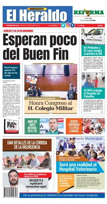 El Heraldo de Aguascalientes - 8 Sep 2023