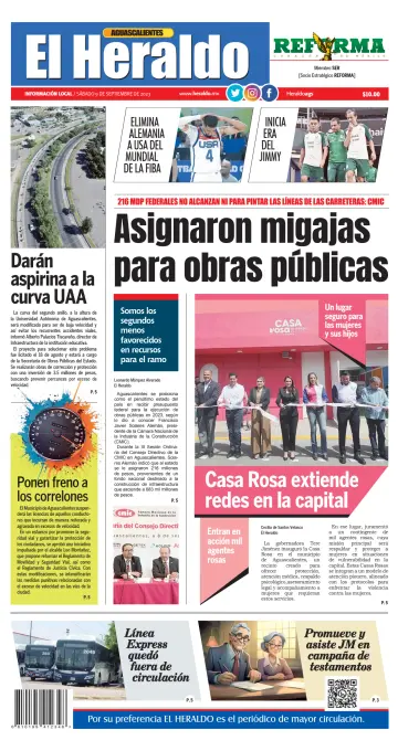 El Heraldo de Aguascalientes - 9 Sep 2023