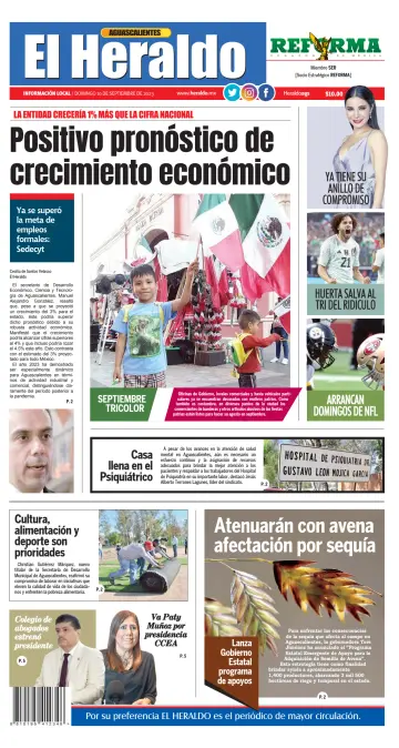 El Heraldo de Aguascalientes - 10 Sep 2023