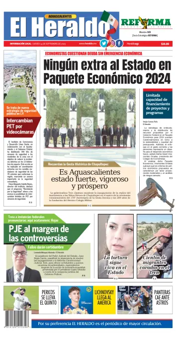 El Heraldo de Aguascalientes - 14 Sep 2023