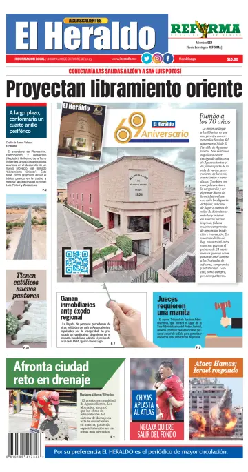 El Heraldo de Aguascalientes - 8 Oct 2023