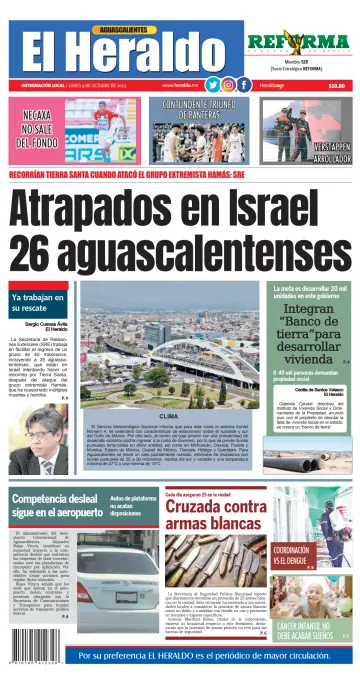 El Heraldo de Aguascalientes - 9 Oct 2023