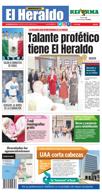 El Heraldo de Aguascalientes - 10 Oct 2023