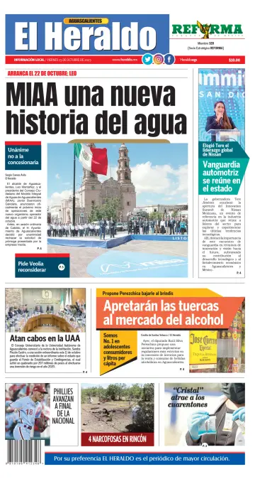 El Heraldo de Aguascalientes - 13 Oct 2023
