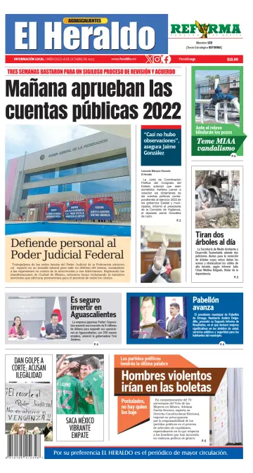 El Heraldo de Aguascalientes - 18 Oct 2023