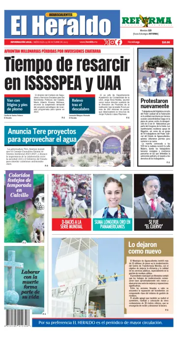 El Heraldo de Aguascalientes - 25 Oct 2023