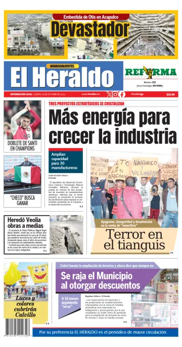 El Heraldo de Aguascalientes - 26 Oct 2023