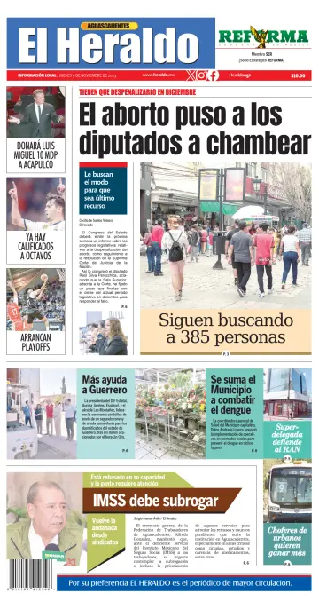 El Heraldo de Aguascalientes - 9 Nov 2023