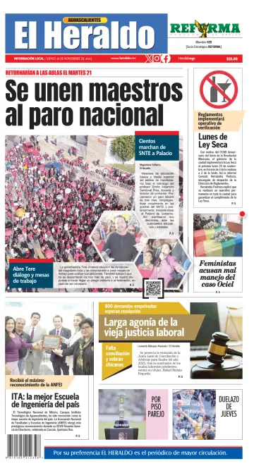 El Heraldo de Aguascalientes - 16 Nov 2023