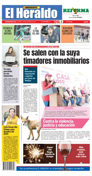 El Heraldo de Aguascalientes - 26 Nov 2023