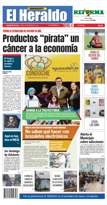El Heraldo de Aguascalientes - 4 Dec 2023