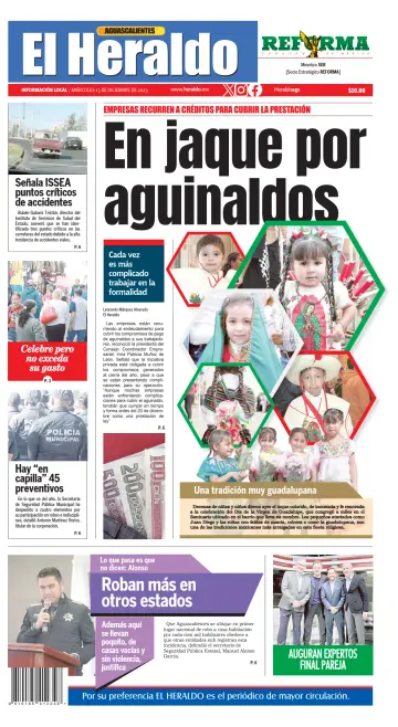 El Heraldo de Aguascalientes - 13 dic 2023