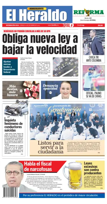 El Heraldo de Aguascalientes - 16 dic 2023