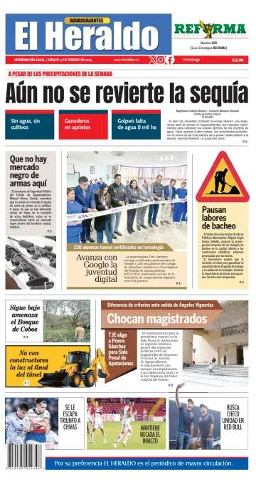 El Heraldo de Aguascalientes - 17 Şub 2024