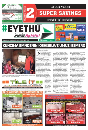 Msunduzi Eyethu - 3 Maw 2023