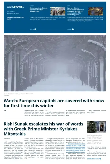 EuroNews (English) - 30 Nov 2023