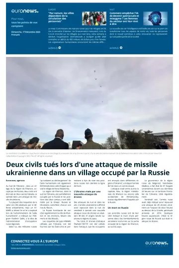 EuroNews (Français) - 17 Dec 2023