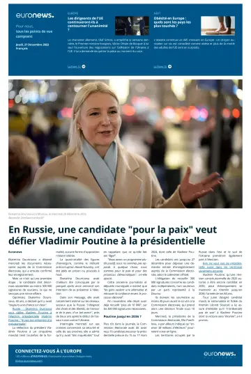 EuroNews (Français) - 21 Dec 2023
