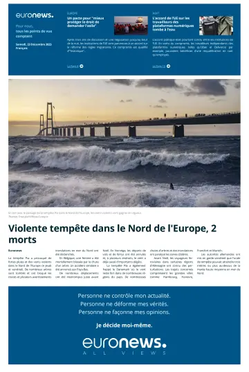 EuroNews (Français) - 23 Dec 2023