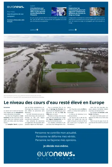 EuroNews (Français) - 29 Dec 2023