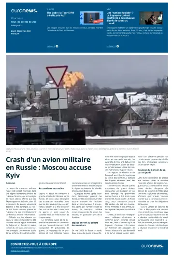 EuroNews (Français) - 25 Jan 2024