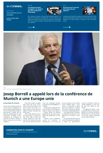 EuroNews (Français) - 19 Feb 2024