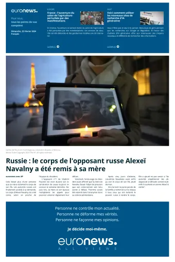 EuroNews (Français) - 25 Feb 2024