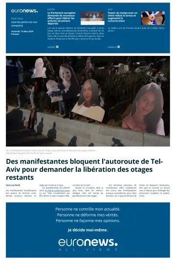 EuroNews (Français) - 15 Mar 2024