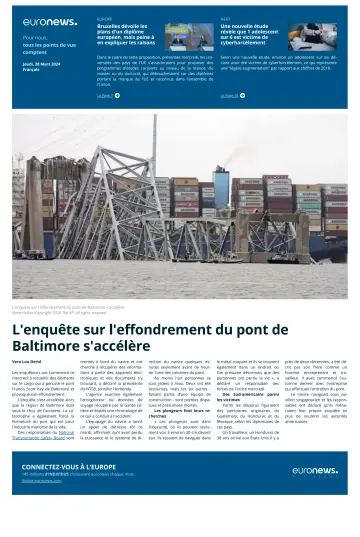 EuroNews (Français) - 28 Mar 2024