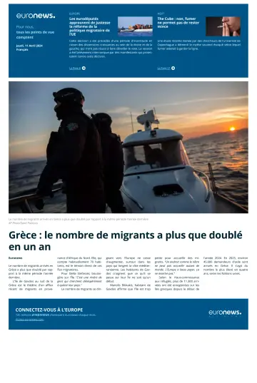 EuroNews (Français) - 11 Apr 2024