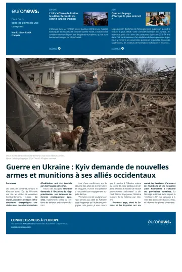 EuroNews (Français) - 16 4월 2024
