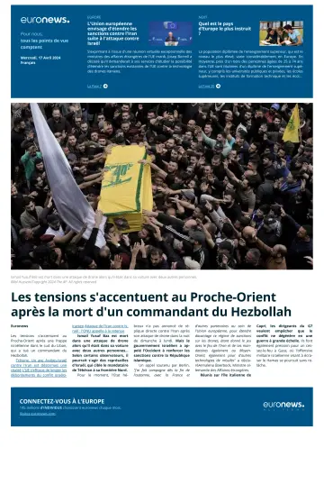 EuroNews (Français) - 17 Apr 2024