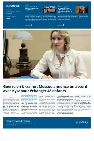 EuroNews (Français) - 25 abr. 2024