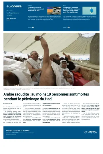 EuroNews (Français) - 18 juin 2024