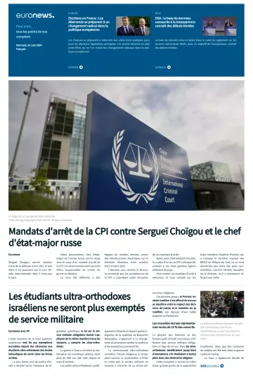 EuroNews (Français) - 26 Juni 2024
