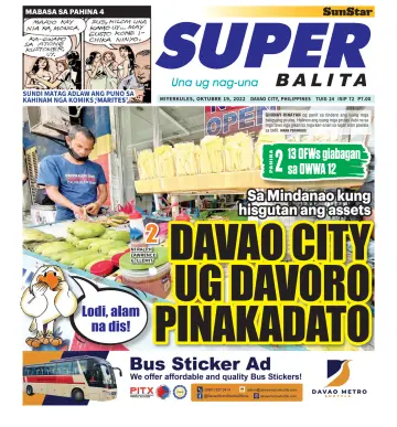 SuperBalita Davao - 19 Oct 2022