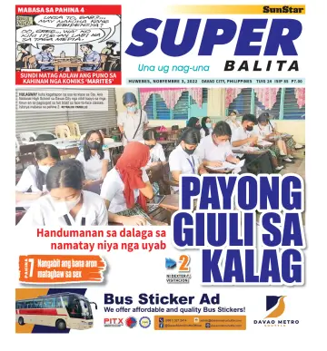 SuperBalita Davao - 3 Nov 2022
