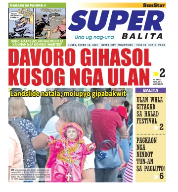 SuperBalita Davao - 16 jan. 2023