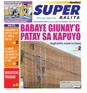 SuperBalita Davao - 21 янв. 2023