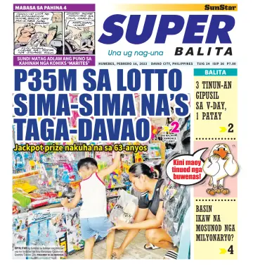 SuperBalita Davao - 16 fev. 2023