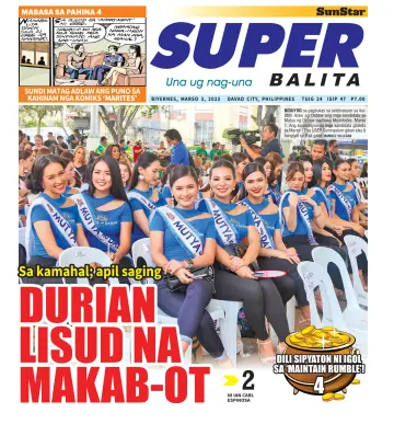 SuperBalita Davao - 03 мар. 2023