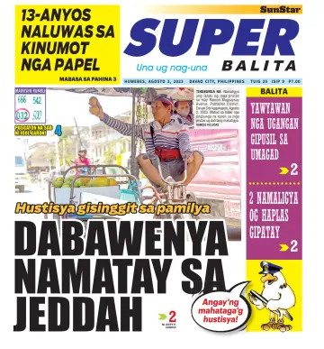 SuperBalita Davao - 03 agosto 2023