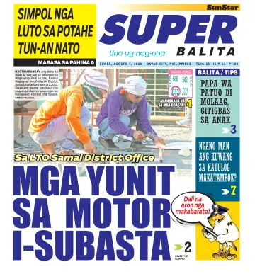 SuperBalita Davao - 07 agosto 2023